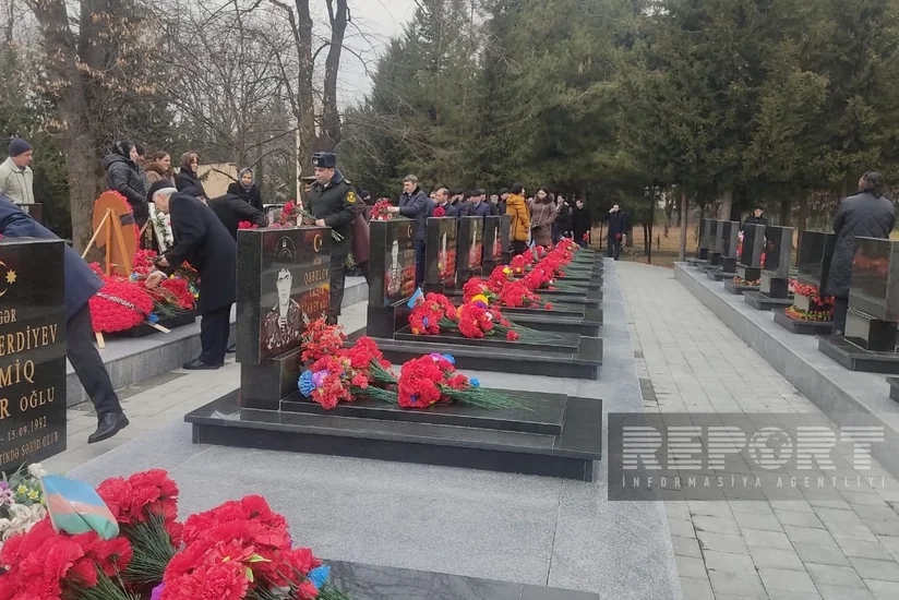 В северо-западных районах Азербайджана почтили память шехидов 20 Января
