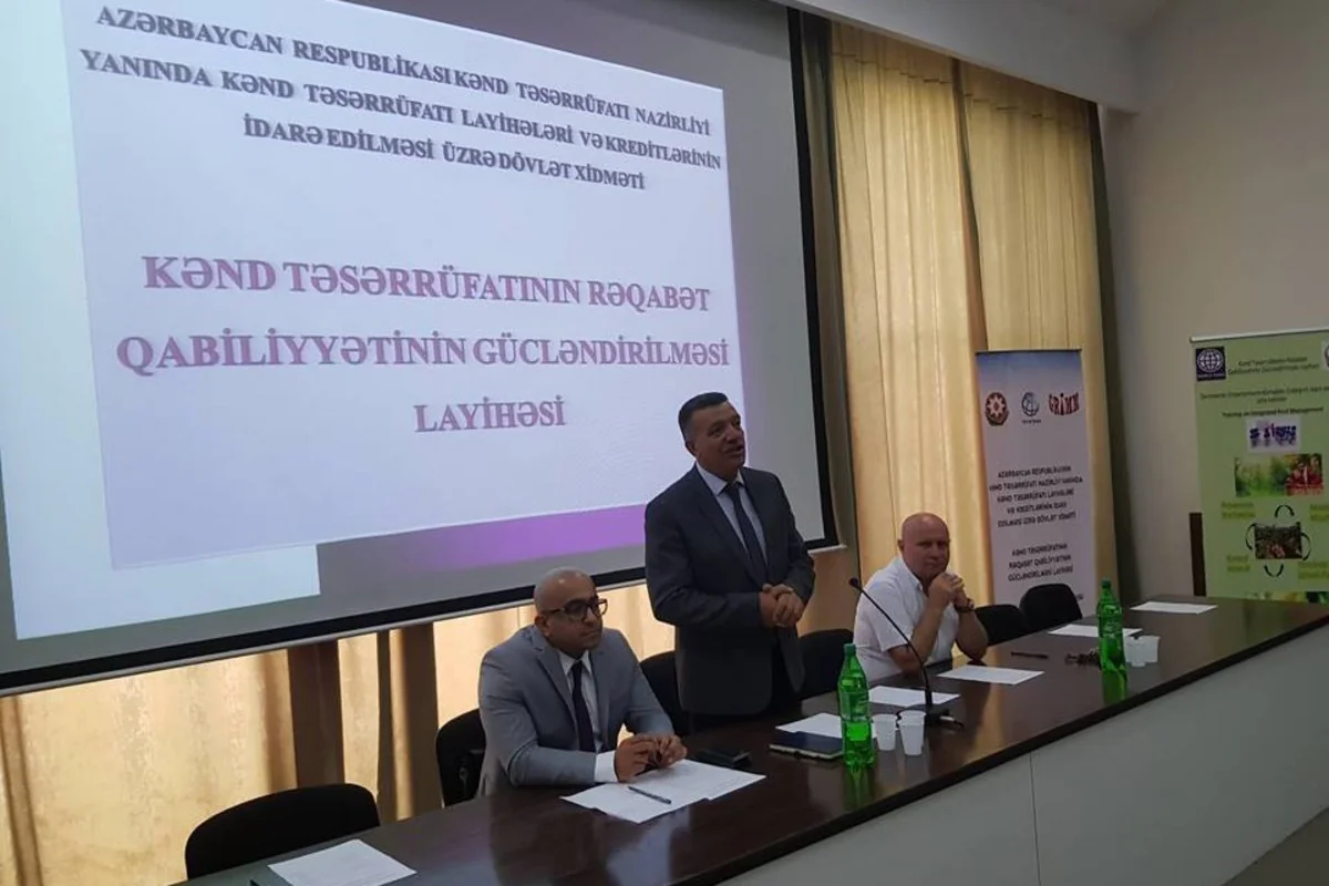 Kənd Təsərrüfatı Nazirliyi üzümçülərə təlim keçib