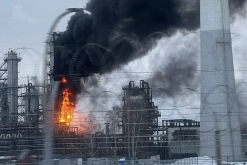 Rusiyanın  “Lukoil” şirkətinin neft emalı zavodu PUA hücumundan sonra fəaliyyətini dayandırıb