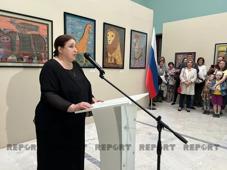 Moskvada azərbaycanlı rəssamın sərgisi açılıb