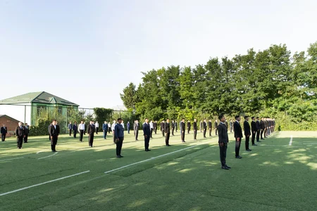 Daxili işlər naziri Qusarda vətəndaş qəbulu və sıra baxışı keçirib