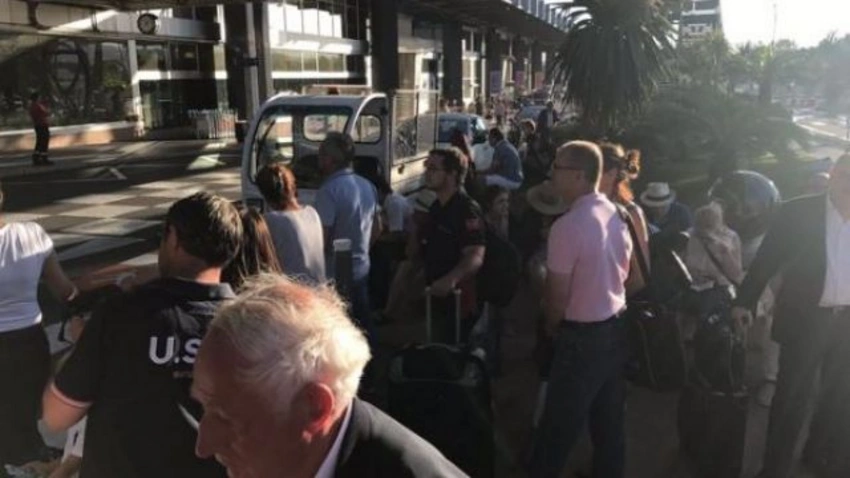 Nitsa aeroportu terror aktı təhlükəsi ilə əlaqədar təxliyyə edilib