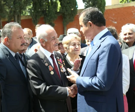 Gəncədə 9 May - Qələbə Günü qeyd edilib - FOTO - VİDEO
