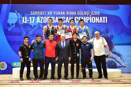 Güləş üzrə U-17 Azərbaycan çempionatında növbəti mükafatçılar müəyyənləşib