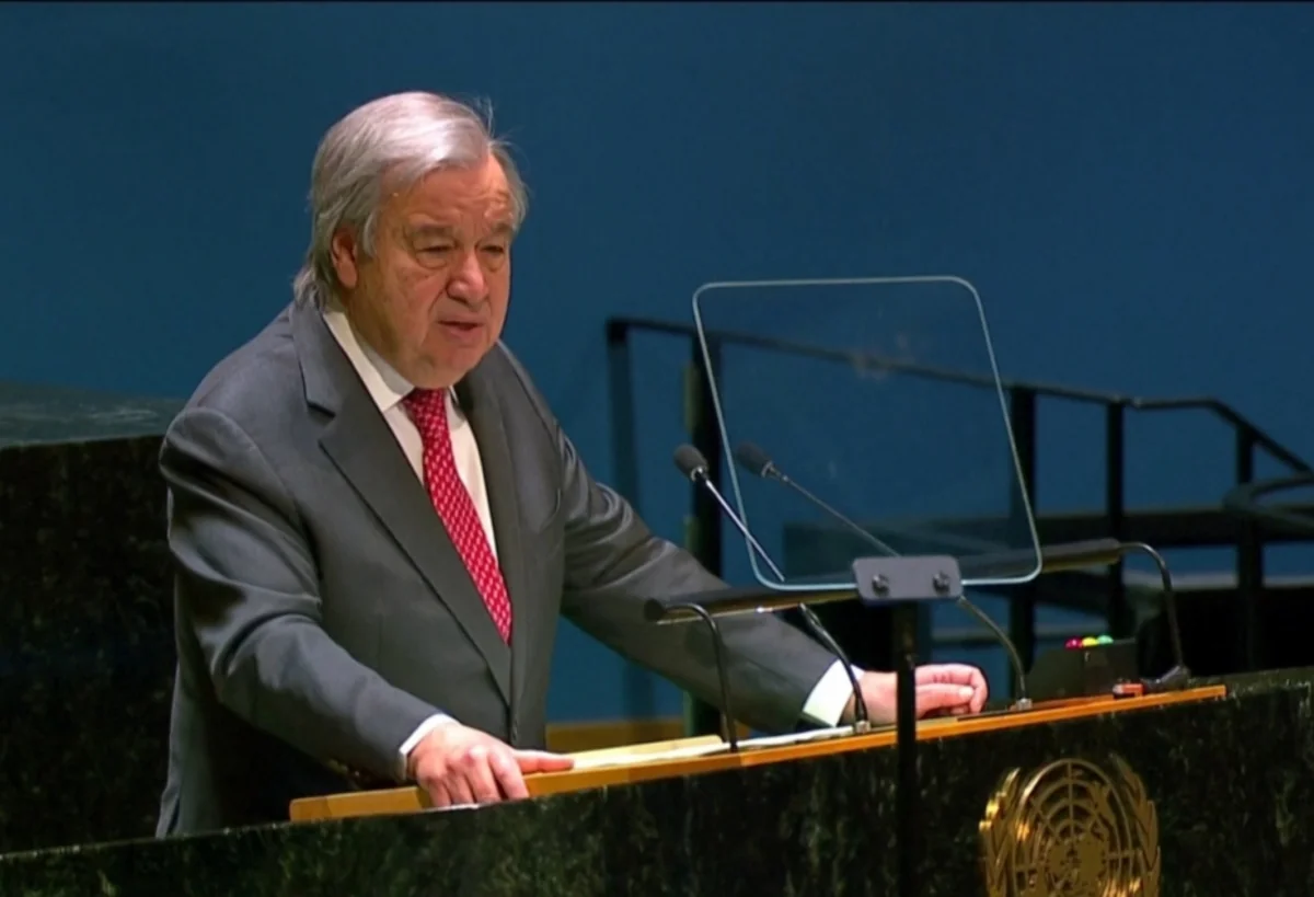 UN head says survival depends on how people manage water