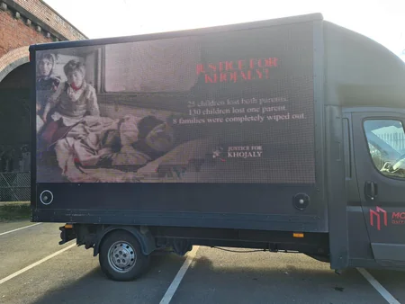 Britaniyada Xocalı faciəsi ilə bağlı aksiya təşkil edilib