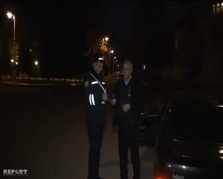 DYP Mingəçevirdə reyd keçirib, 100-dən çox sürücü saxlanılıb - FOTO - VİDEO