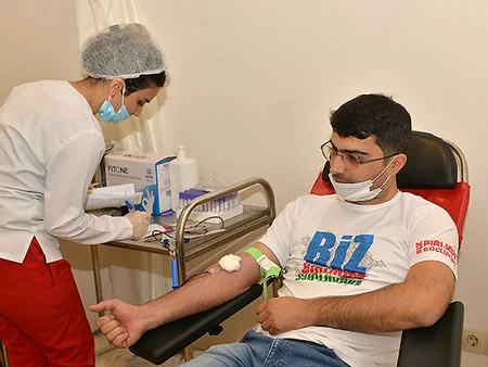 AFFA management attends blood donation campaign