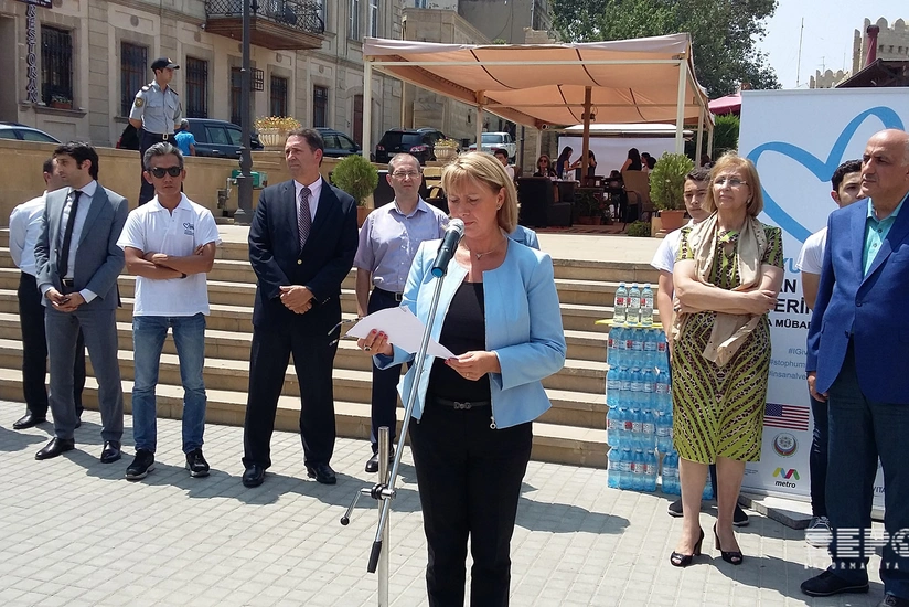 Mikaela Meredith: US and Azerbaijan work together to combat trafficking