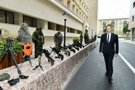 Prezident İlham Əliyev DTX-nin yeni inzibati binalarının açılışında iştirak edib