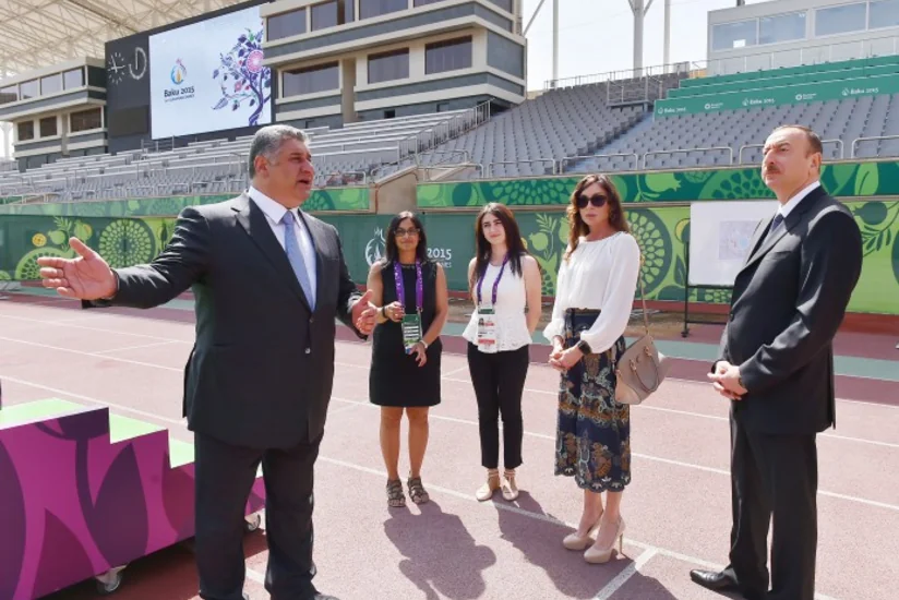 ​Prezident İlham Əliyev Tofiq Bəhramov adına Respublika Stadionunda yaradılan şəraitlə tanış olub