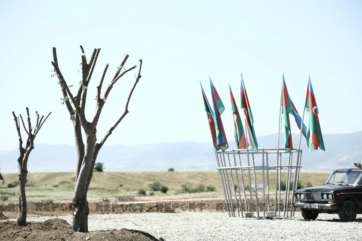 Ağdam şəhərində meşə-park salınır - VİDEOREPORTAJ