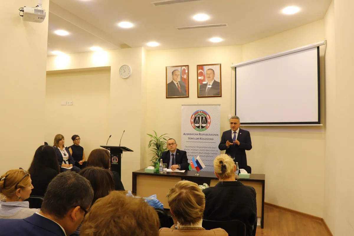 İrkutsk əyalətinin Vəkillər Palatası ilə əməkdaşlıq müzakirə olunub