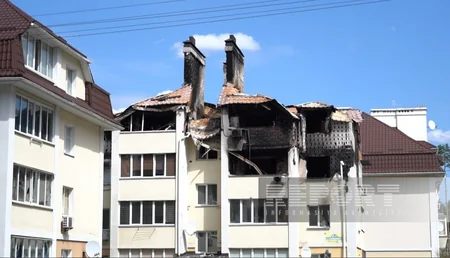 Azərbaycan Ukraynanın İrpen şəhərinin bərpasına qatılır - FOTOREPORTAJ