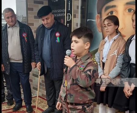 Sentyabr döyüşləri şəhidinin abidə kompleksinin açılışı olub