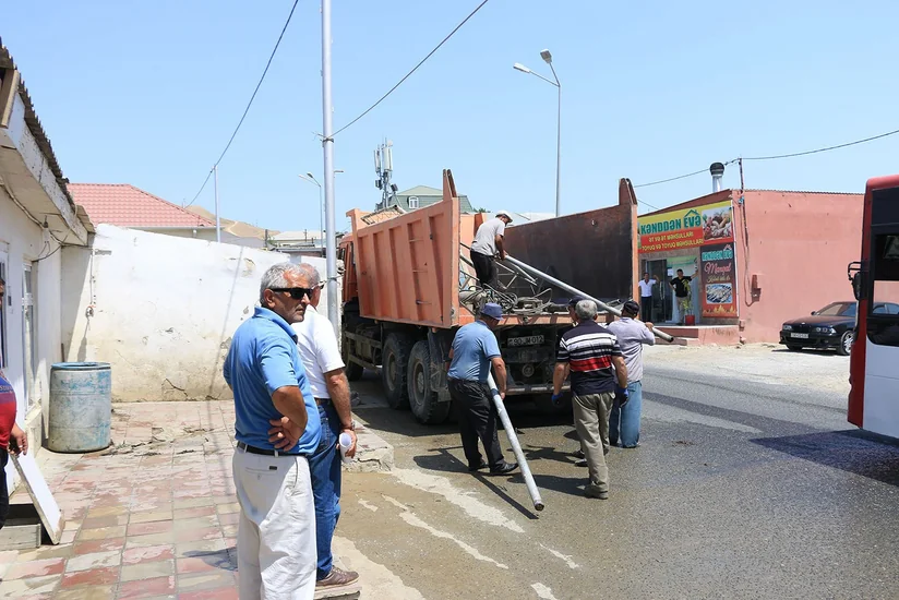 Bakıda qanunsuz heyvan kəsimi məntəqələrinin qurğuları sökülüb