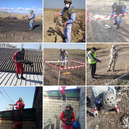 ANAMA 175 partlamamış hərbi sursat və 2 dron aşkarladı