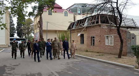 Military attachés of foreign countries commemorate victims of terror in Ganja