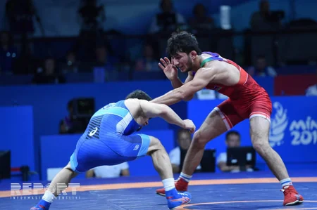 “Minsk 2019”: Azərbaycanın bir güləşçisi qızıl, üçü bürünc medal qazanmaq şansı əldə edib - FOTO - YENİLƏNİB