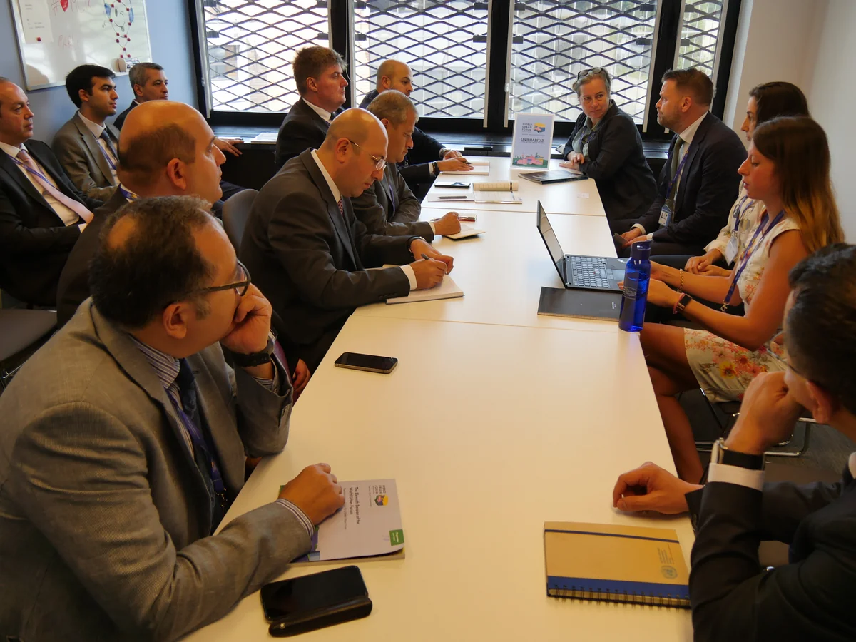 Azerbaijani delegation mulls prospects for developing co-op with UN-Habitat