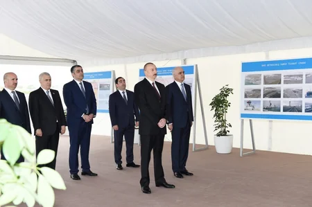 Prezident İlham Əliyev Bakı Beynəlxalq Dəniz Ticarət Limanı Kompleksinin açılışında iştirak edib - YENİLƏNİB