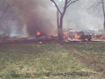 На севере Индии разбился истребитель  - ФОТО - ВИДЕО