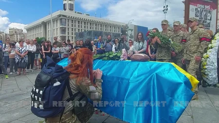 In Ukraine, funeral for soldier killed in war