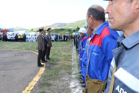 Fövqəladə Hallar Nazirliyi Mülki müdafiə məşqi keçirib