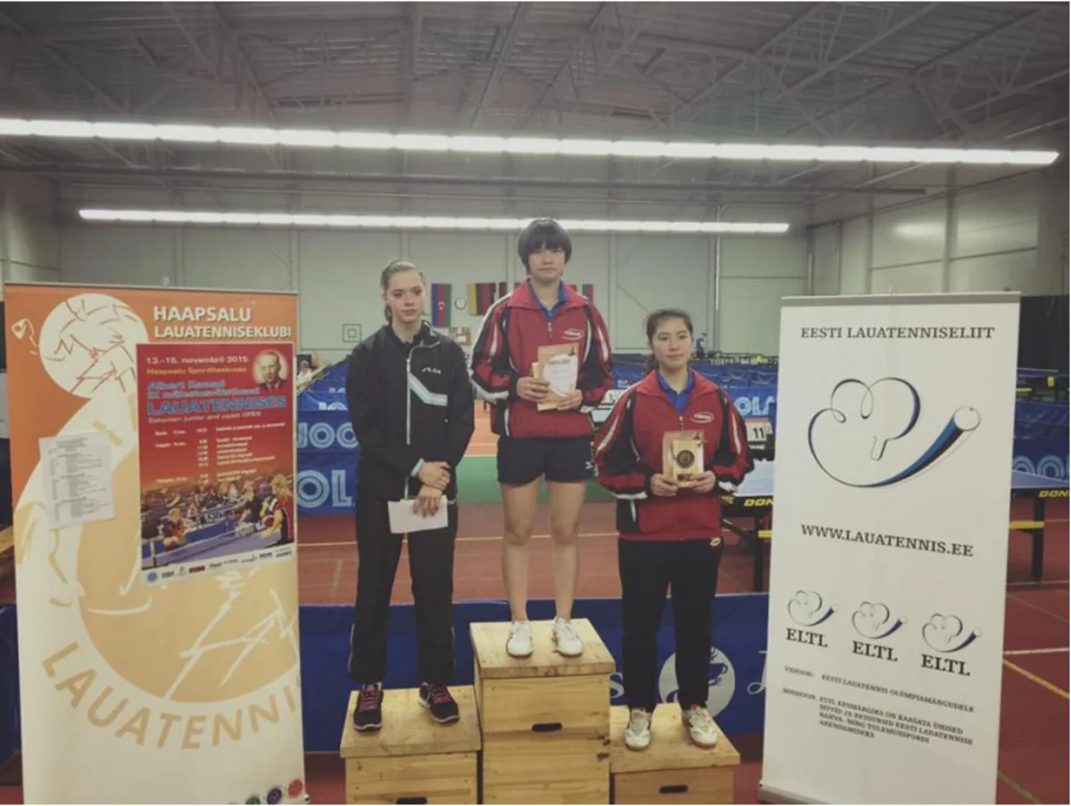 ​Azərbaycan stolüstü tennisçiləri Estoniyada 3 medal qazanıb