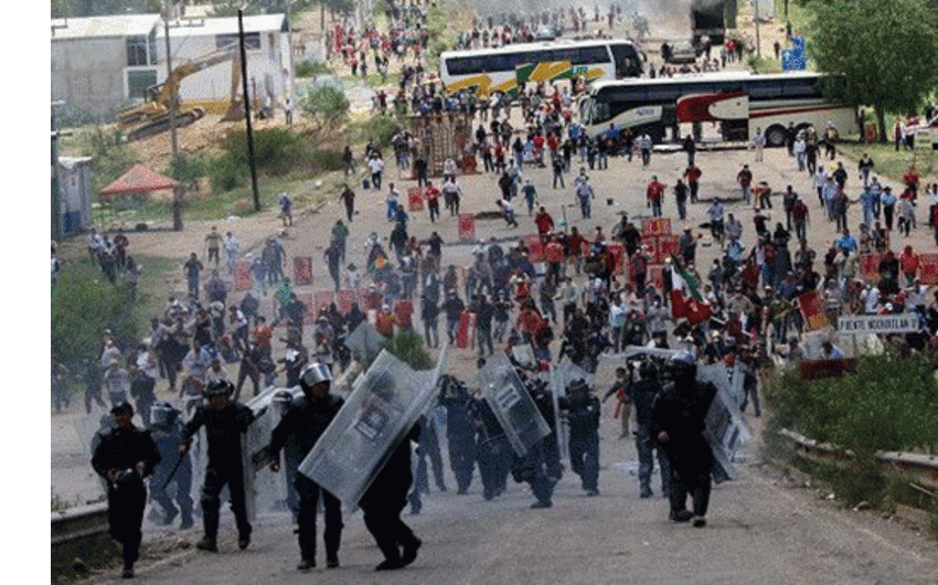Meksikada həmkarlar ittifaqları arasında toqquşma baş verib: 2 ölü, 22 yaralı