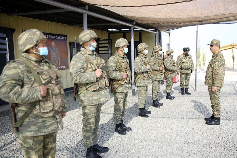 Закир Гасанов посетил дислоцированные на деоккупированных землях подразделения