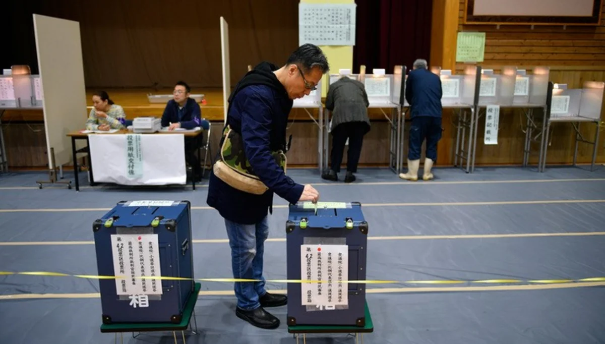 Over 13% of voters cast their votes in Japan parliamentary elections ahead of time