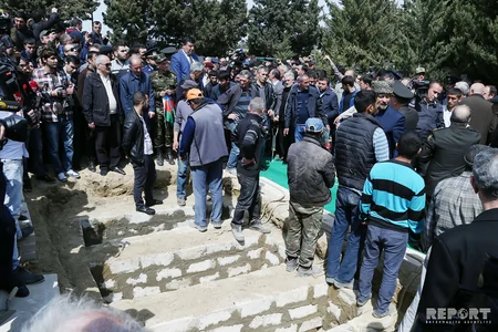 Şəhid pilotlar və polkovnik dəfn edilib - YENİLƏNİB-3