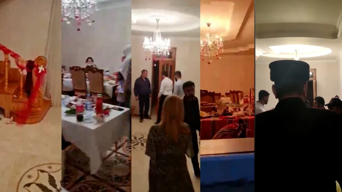 Sabunçuda nişan mərasiminində iştirak edən 20 nəfər məsuliyyətə cəlb edildi