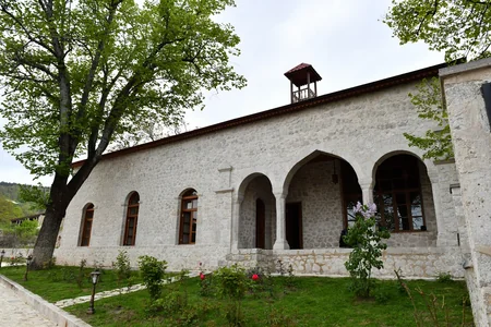 Ilham Aliyev and Mehriban Aliyeva participate in opening of Mehmandarovs' Estate Complex in Shusha