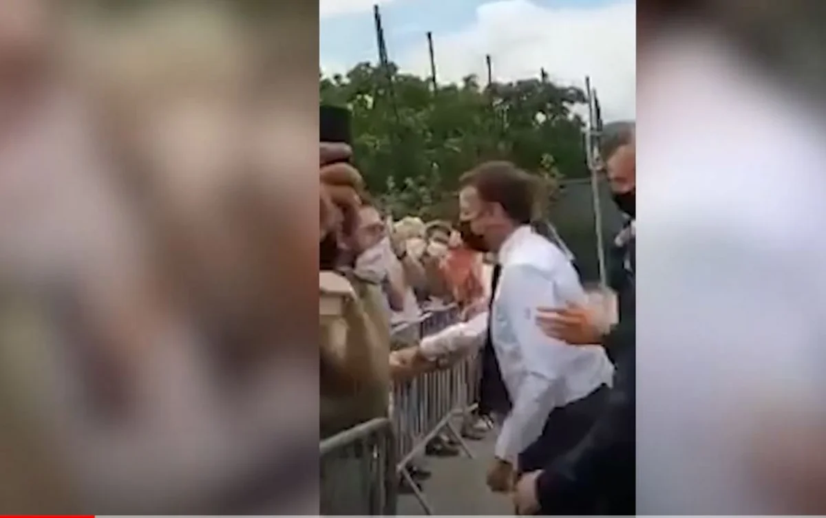 Man who slapped Macron kept weapons, Mein Kampf at home