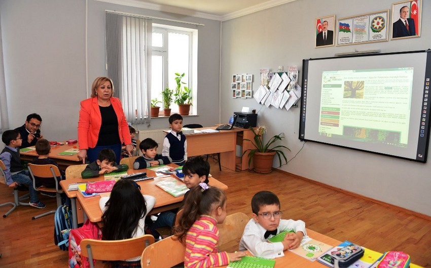 Məktəbəhazırlıq qruplarının fəaliyyəti ilə tanışlıq məqsədilə Bakıdakı məktəblərdən birinə mediatur təşkil edilib