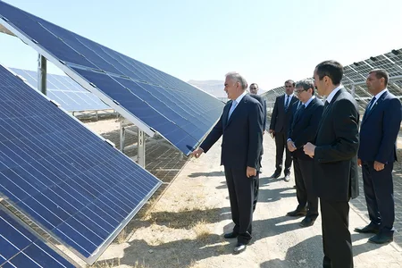 Naxçıvanda 2 meqavatlıq yeni Günəş Elektrik Stansiyası istifadəyə verilib