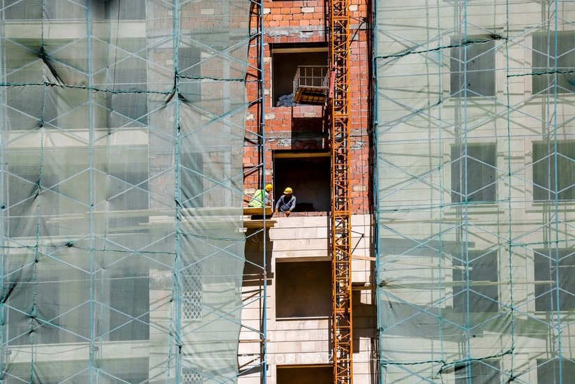 Bu il Bakıda inşaat işlərinin 91 %-ini özəl tikinti müəssisələri yerinə yetiriblər