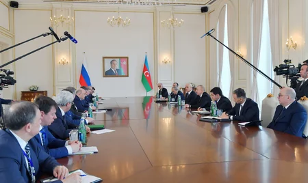Prezident İlham Əliyev Rusiya Hökumətinin sədri ilə görüşüb - YENİLƏNİB -2
