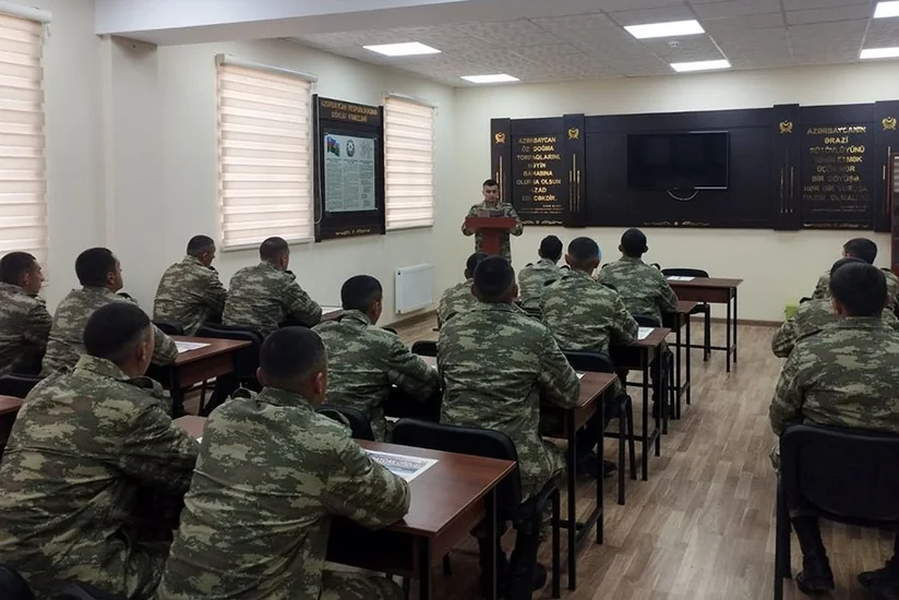 Azərbaycan Ordusunda Konstitusiya Günü münasibətilə silsilə tədbirlər keçirilib