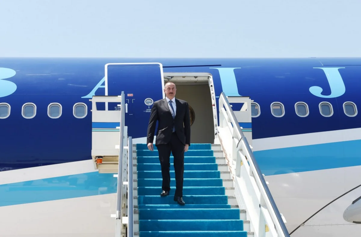 Prezident İlham Əliyev Türkiyəyə səfər edib