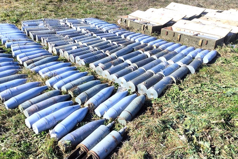 Artillery shells found in Khojaly