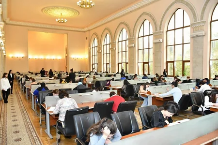 Kitabxanalardakı vakant vəzifələr üçün imtahan keçirilib