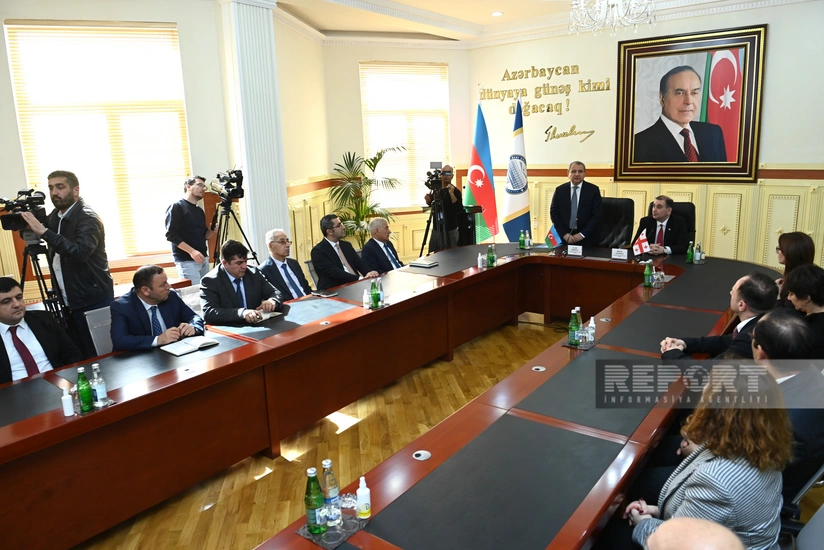 Gürcüstanın təhsil və elm naziri BDU-da olub