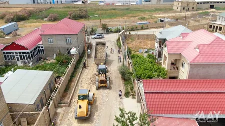 Hökməli qəsəbəsində şəhidlərin adlarını daşıyan 2 küçə təmir edilir