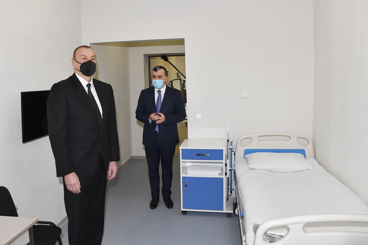 İlham Əliyev Şağan Reabilitasiya Pansionatının açılışında iştirak edib