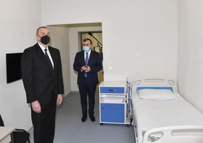 İlham Əliyev Şağan Reabilitasiya Pansionatının açılışında iştirak edib