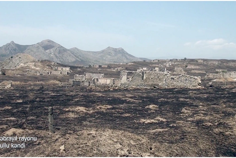 Video footage from liberated Chullu village of Jabrayil