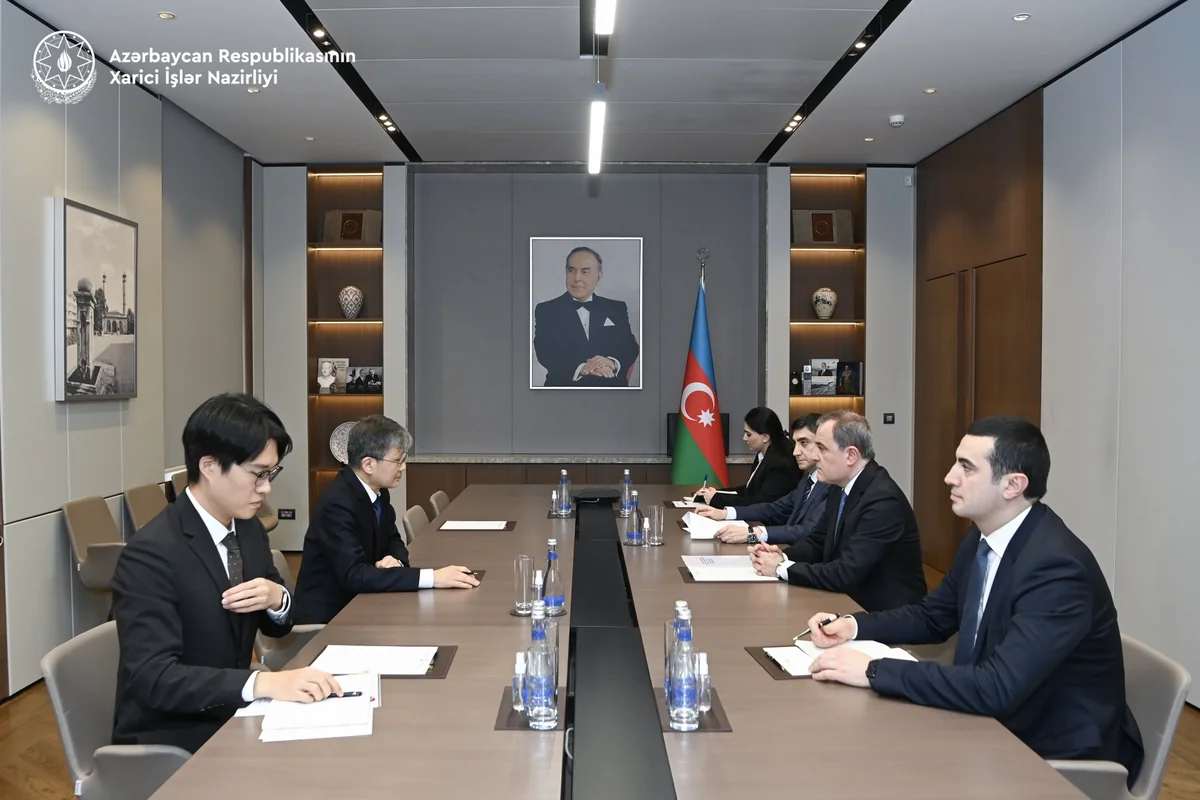 Jeyhun Bayramov receives South Korean Ambassador upon completion of his diplomatic mission